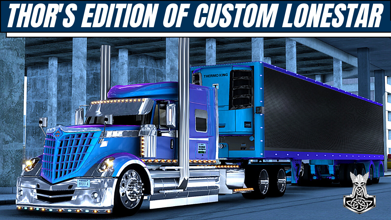 ✅ American Truck Simulator | Thor's Edition Custom Lonestar [ATS 1.40/1,39]